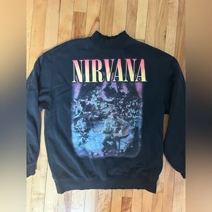 H&M oversized Nirvana sweatshirt - size small